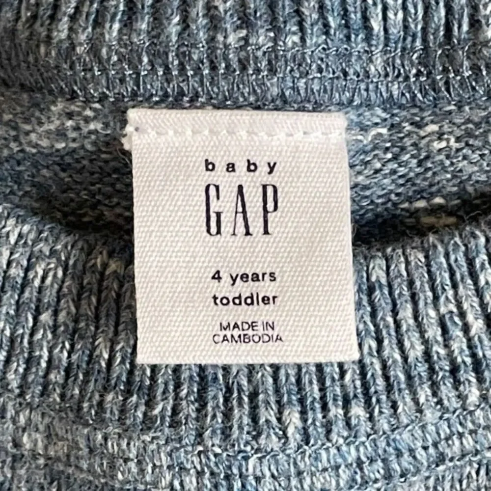 babyGAP Toddler Crewneck Sweater - 4T - Denim Blue Heather